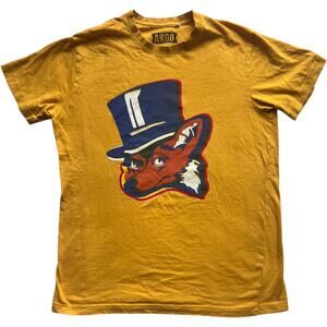 AKOO “Slick the Fox” Graphic T-Shirt Mustard Yellow Men’s Large
